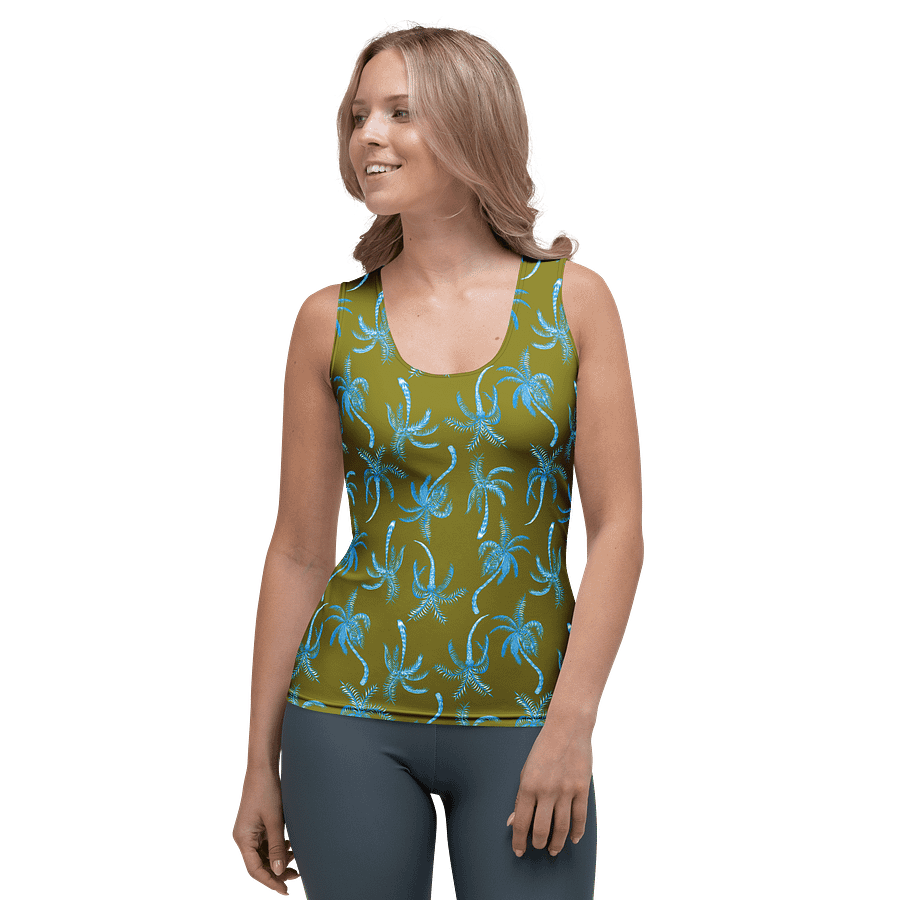 Neon Palmtree | Womens Tank Top product image (4)