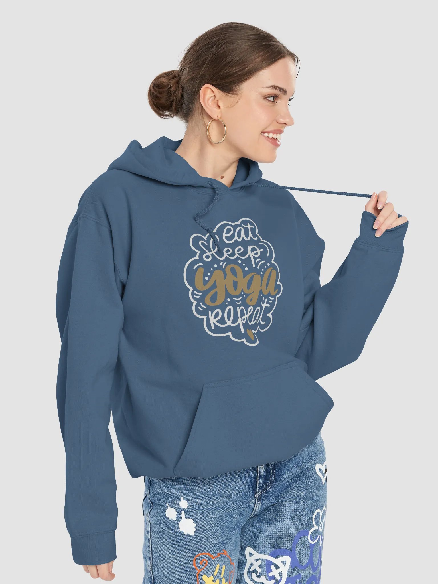 Yogi Lifestyle Hoodie - Eat, Sleep, Yoga, Repeat product image (33)