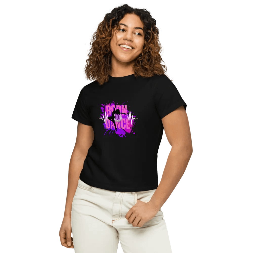 Born to Dance Her Silhouette Waisted Tee product image (5)
