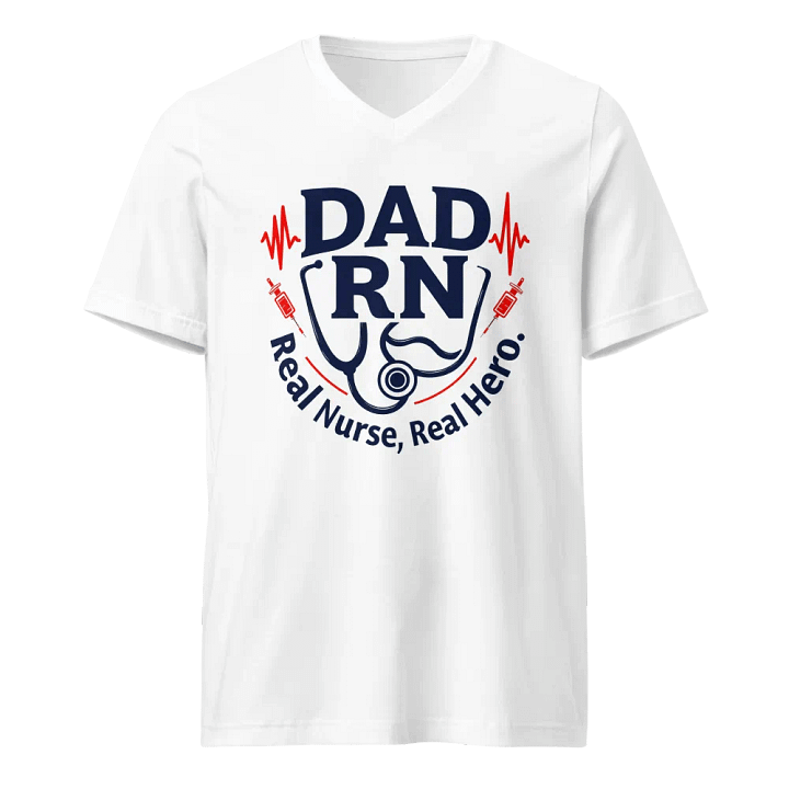 Real Nurse, Real Hero V-Neck Tee product image (1)