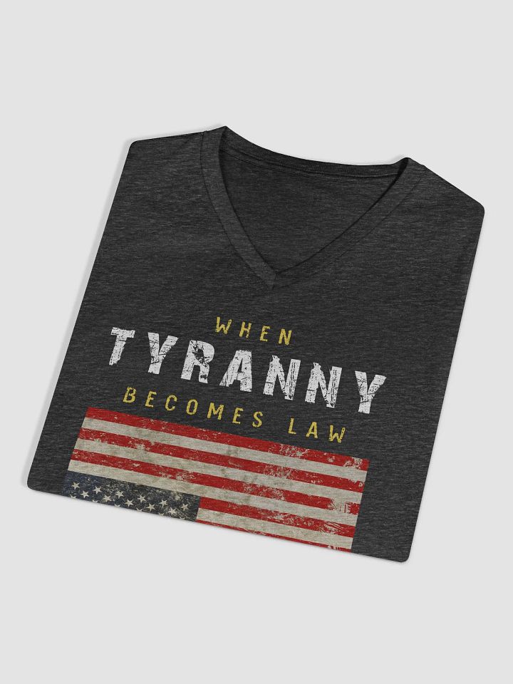 Tyranny / Resistance Women's Relaxed V-Neck T-Shirt - C product image (2)