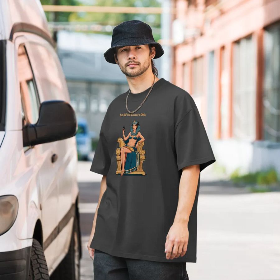 Cleopatra's DM Slide - funny graphic t-shirt product image (6)