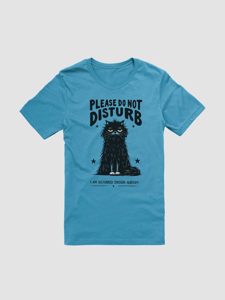 Please Don't Bother Me Cat T-Shirt – A Statement of Feline Sass product image (1)