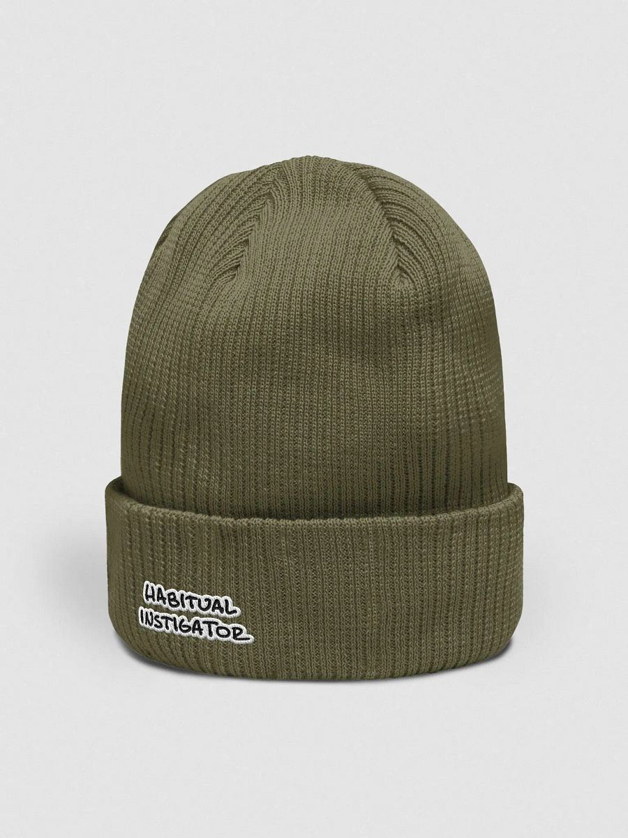 Habitual Instigator organic ribbed beanie (bubble design) product image (2)