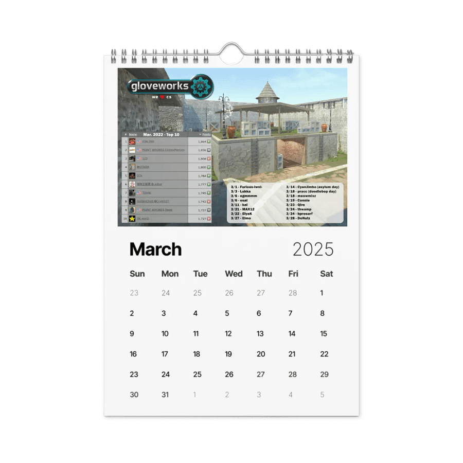 gloveworks calendar 2025 product image (9)