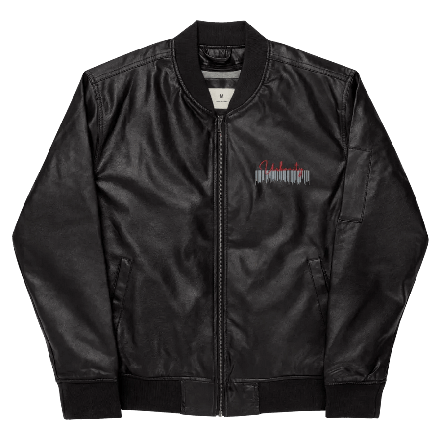 Threadfast Apparel Faux Leather Bomber Jacket (v2) product image (10)