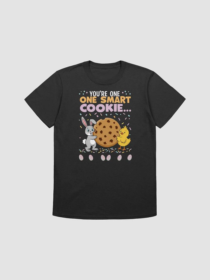 You're One Smart Cookie Easter T-Shirt – Cute Bunny & Chick Design product image (3)