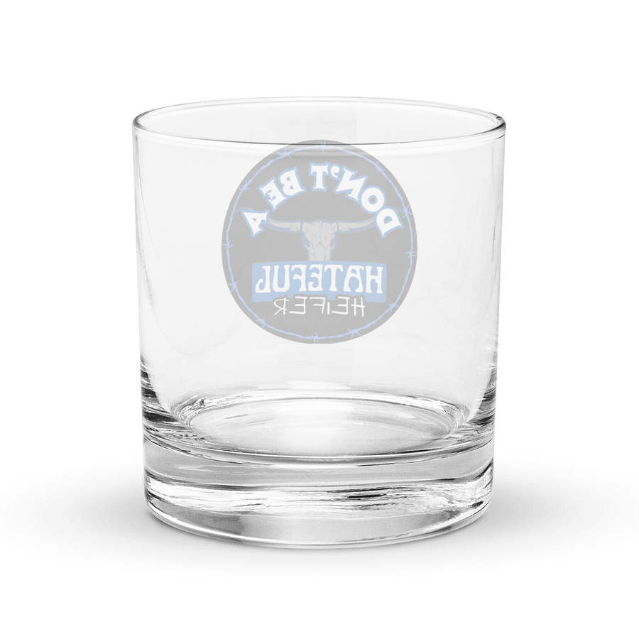 Hateful Heifer Rocks Glass product image (4)