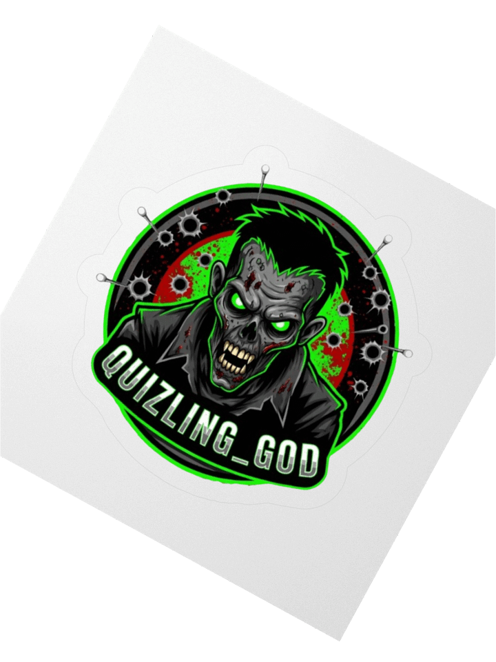 Neon Zombie Kiss Cut Stickers product image (7)
