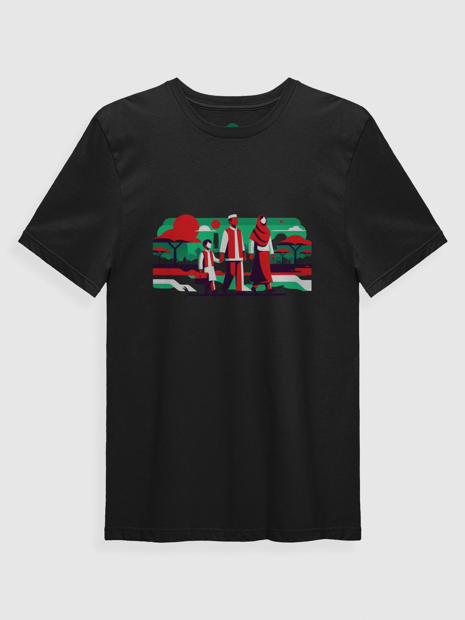 Bangladeshi Family on Eid Walk - T-Shirt product image (1)