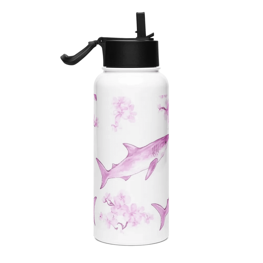 Pink Shark Best Mom Water Bottle product image (4)