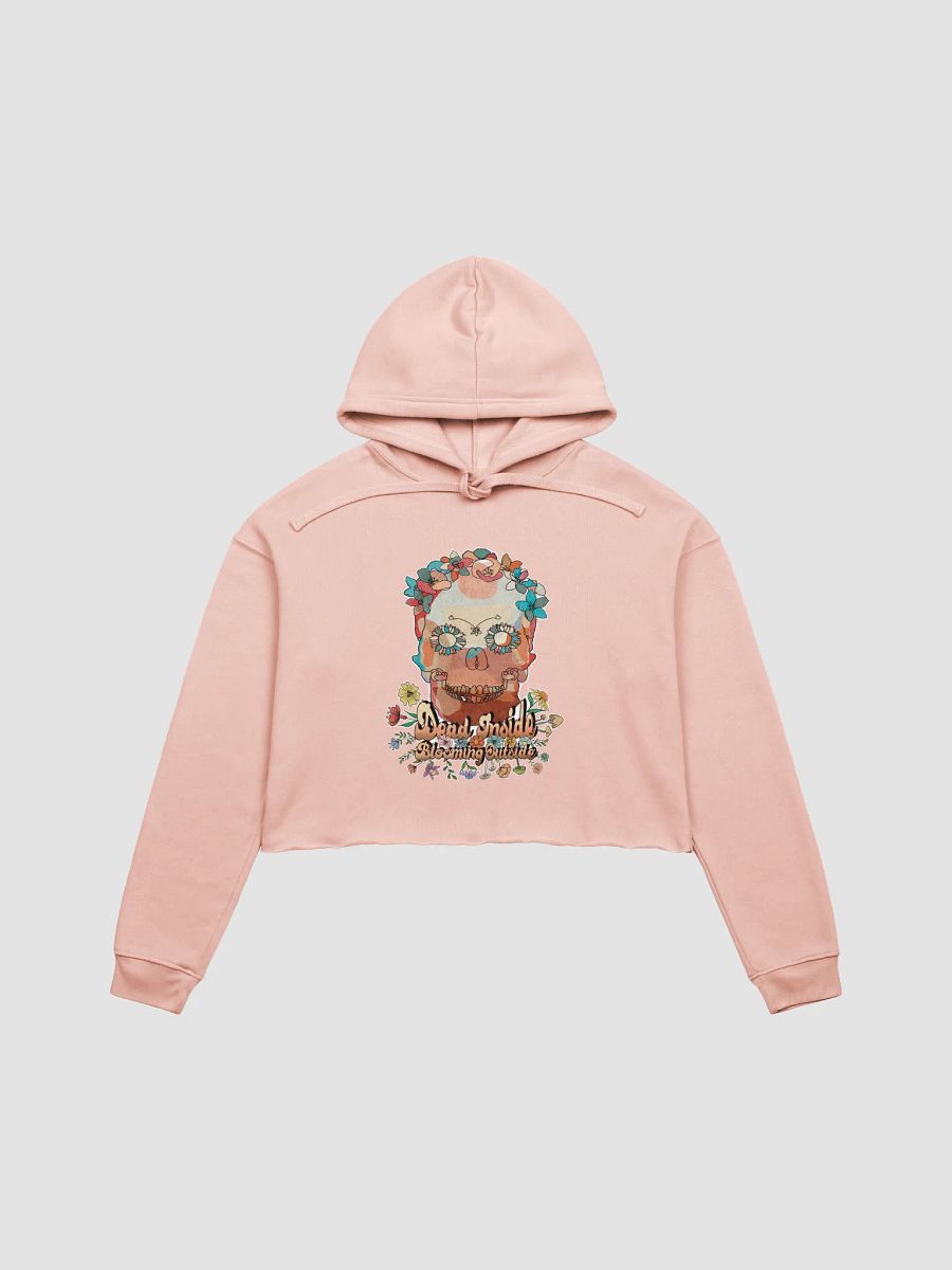 Cropped hoodie All colors - Dead Inside Blooming Outside product image (2)