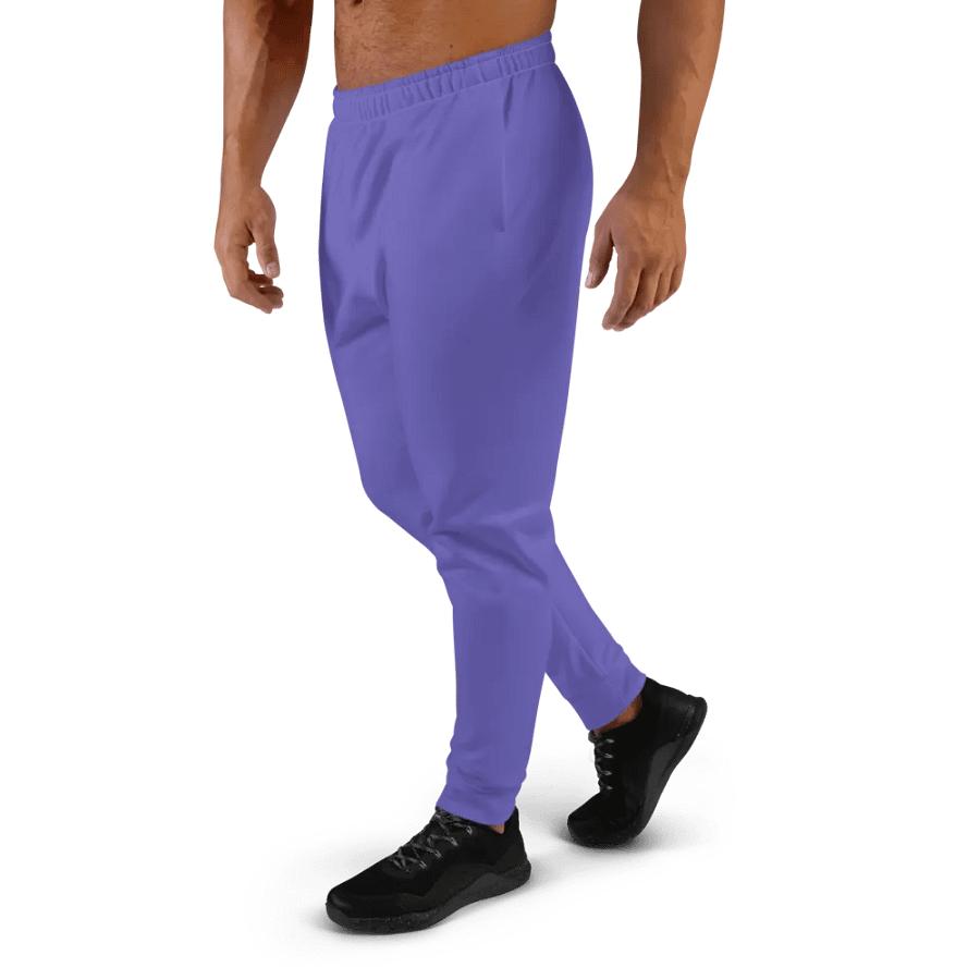 Plain Purple Light Summer Recycled Polyester Premium Men's Joggers by Treasure Pie product image (6)