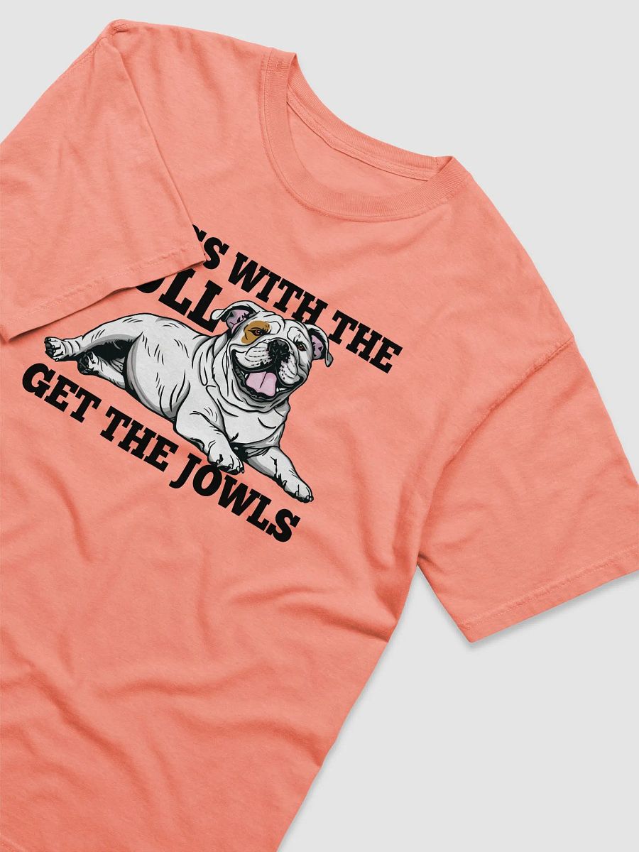 Mess with the Bull, Get the Jowls T-Shirt of an English Bulldog(White) | Funny T-Shirt for Bulldog Paw-rents product image (29)