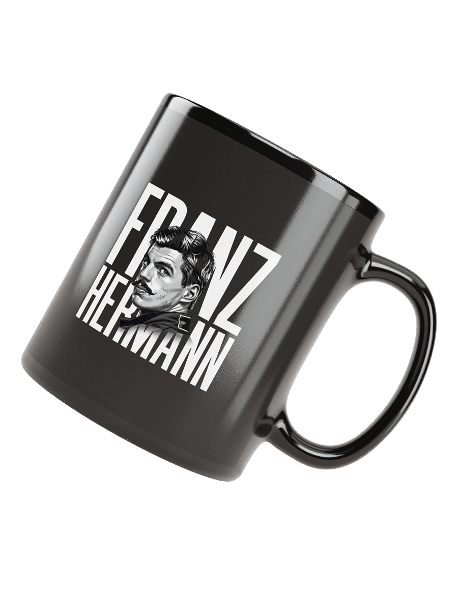 Franz Hermann Max Verstappen Meme Mug - F1 Nürburgring Legend Black & White Art product image (4)