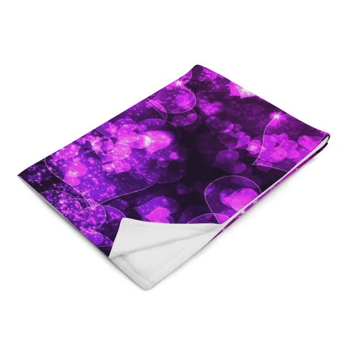 Bokeh Hearts Throw Blanket product image (14)