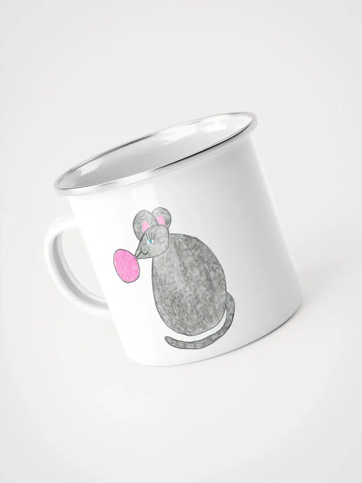Bubblegum mouse enamel mug product image (1)