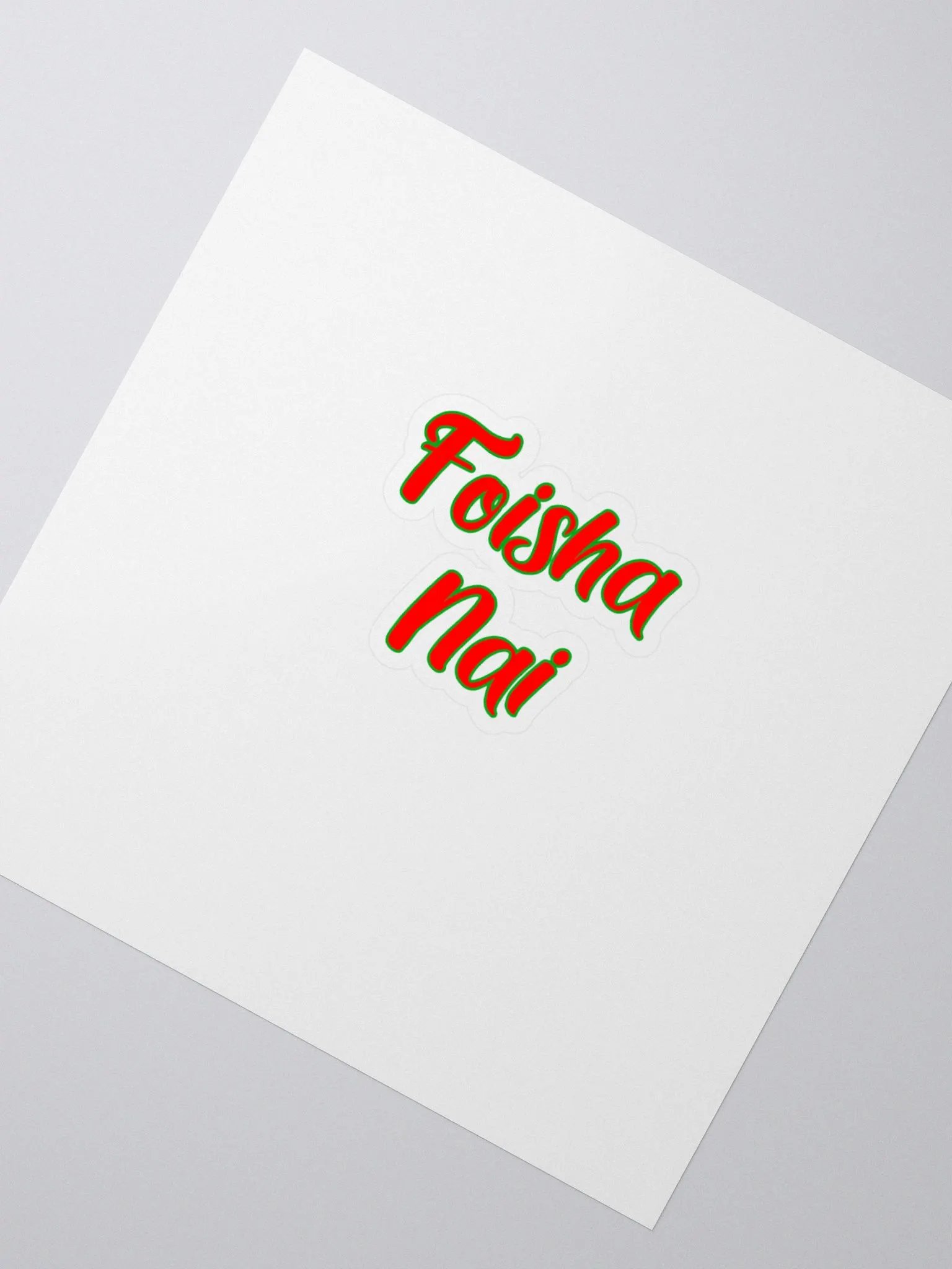 Foisha Nai Kiss Cut Stickers product image (2)