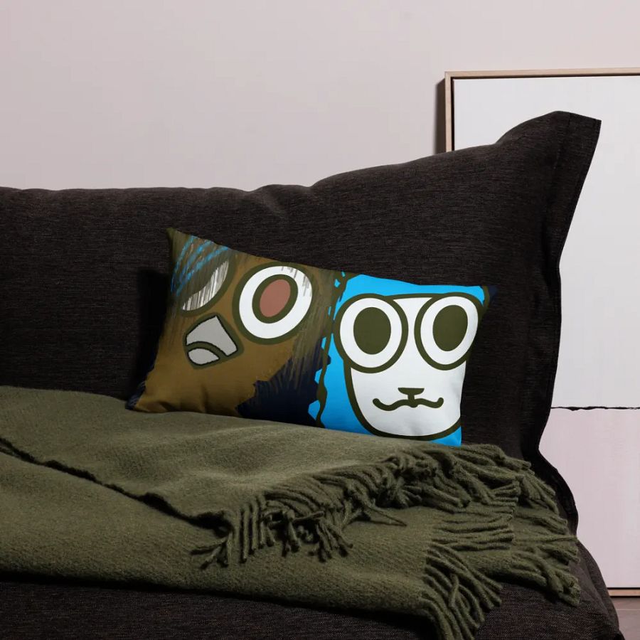 Dillama and Milo Emu Premium Pillow Case product image (9)