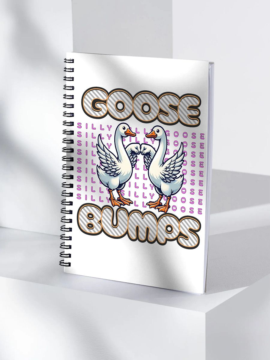 Silly Goose Bumps Spiral Notebook product image (4)