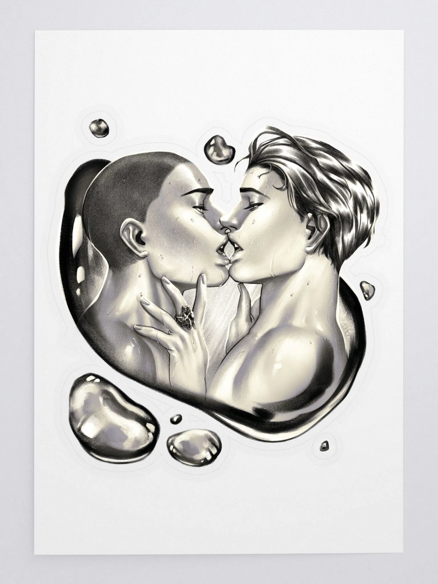 He Looks So Fine: Part Two / Handprints Sticker product image (3)