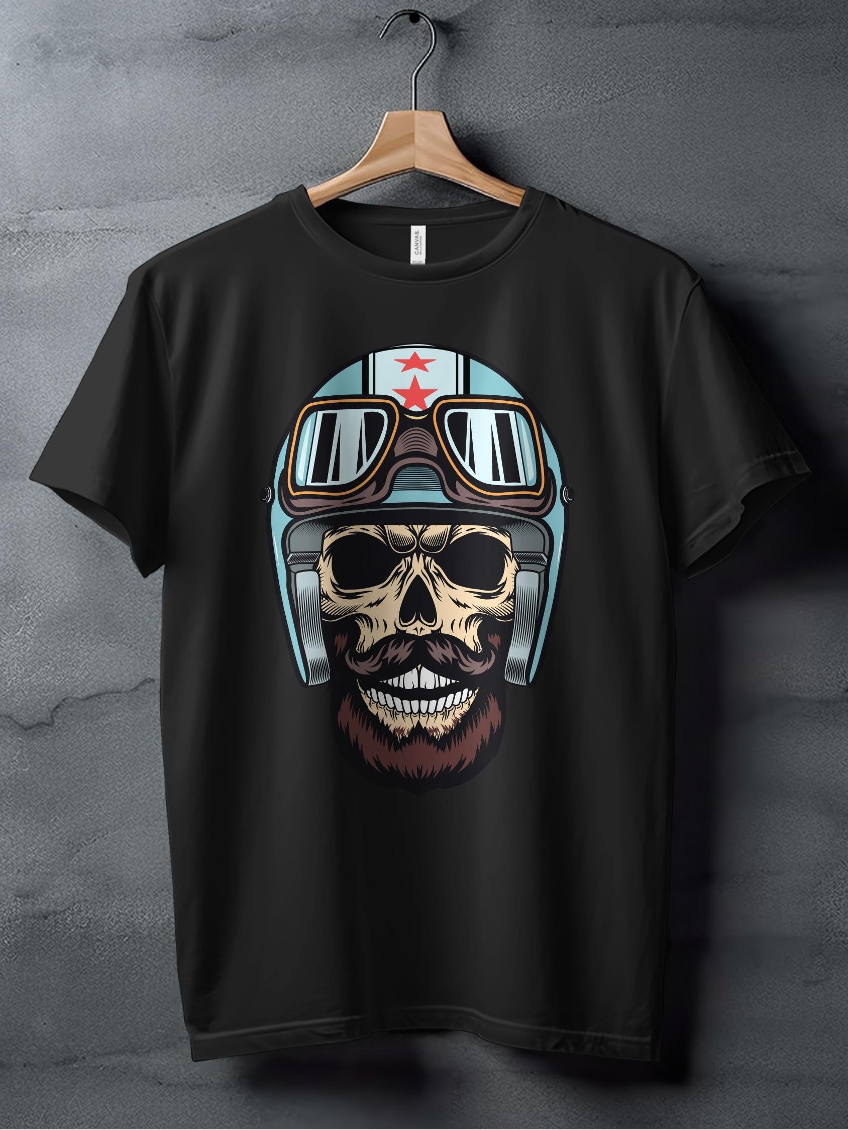 The Bearded Biker Skull product image (1)