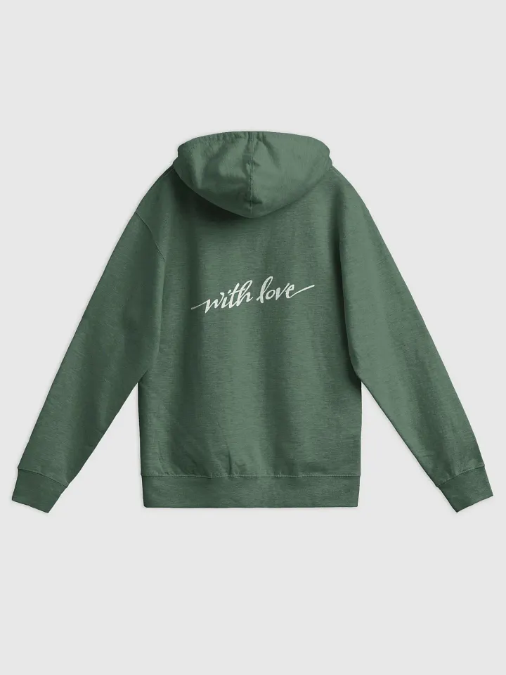 With Love Zip Up Hoodie product image (2)