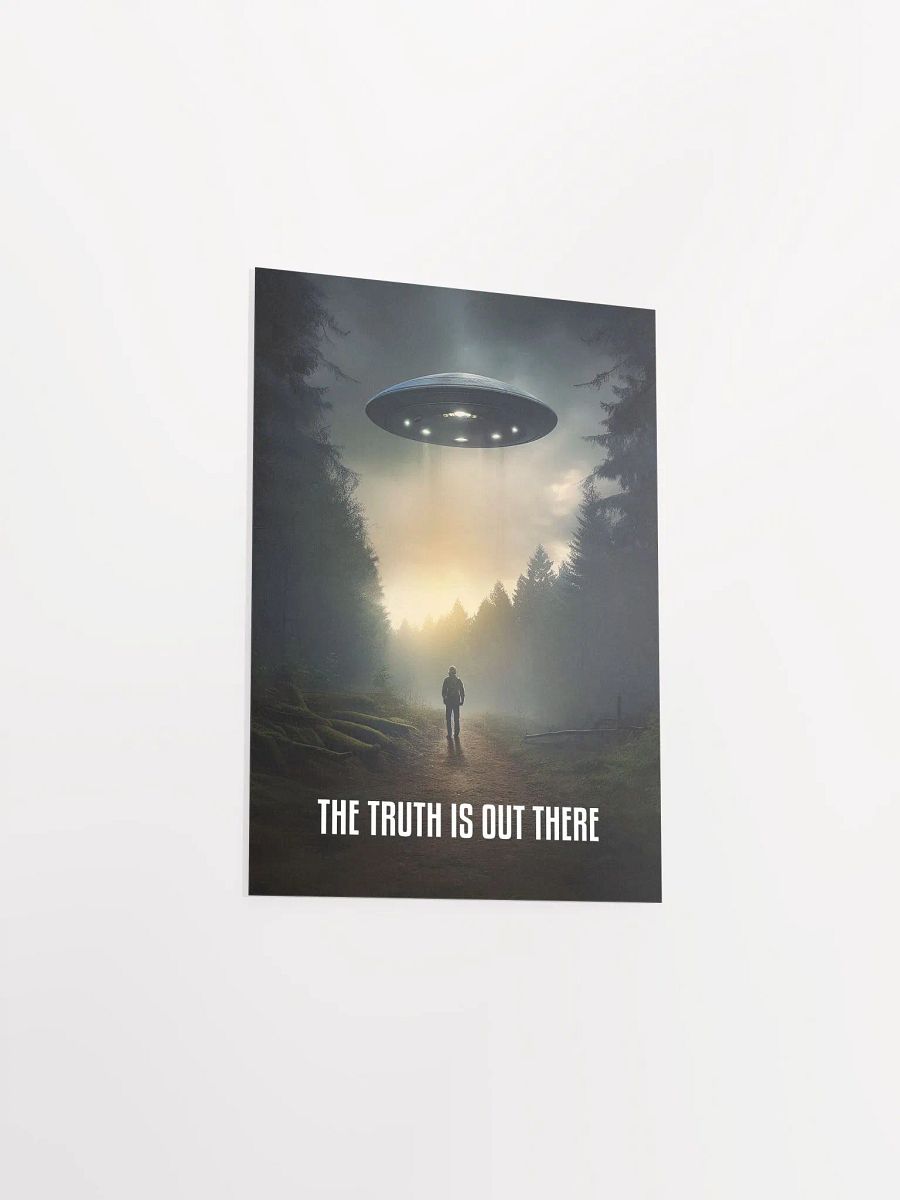 The Truth is Out There / The X-Files poster — sci-fi poster, movie poster, space art print product image (8)