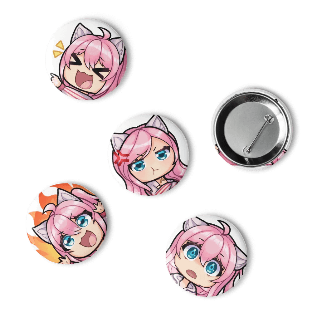 Mysteli Button Pins 2.5