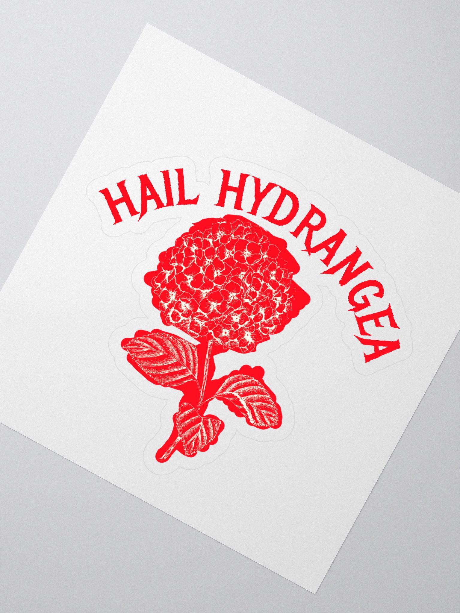 Hail Hydrangea V2 sticker product image (2)