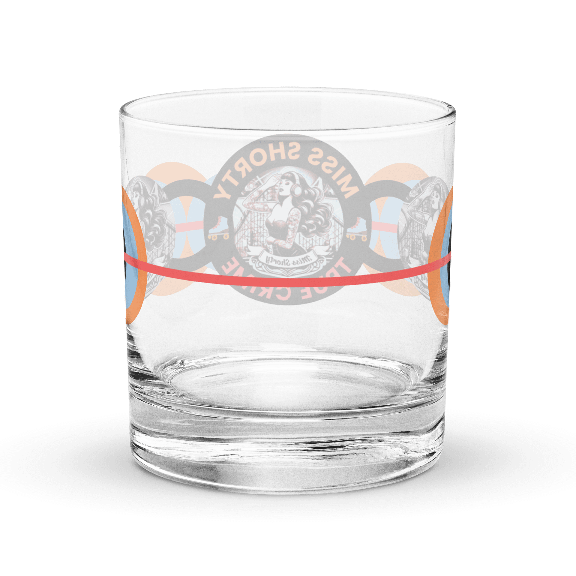 Miss Shorty True Crime Rocks Glass product image (4)