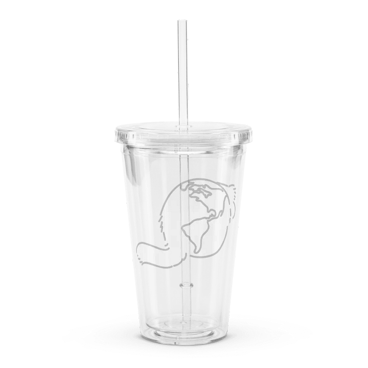 Planet Manul Americas - Transparent Cup & Straw product image (2)