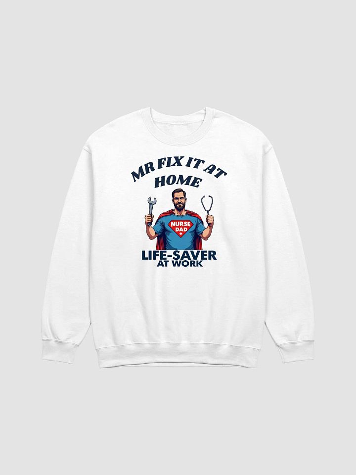 Nurse Dad Life-Saver Crewneck Sweatshirt product image (4)