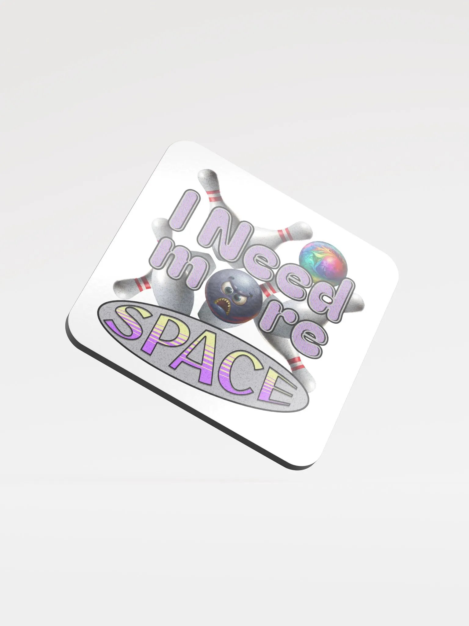 I Need More Space Bowling Funky Ball Coaster Set product image (2)
