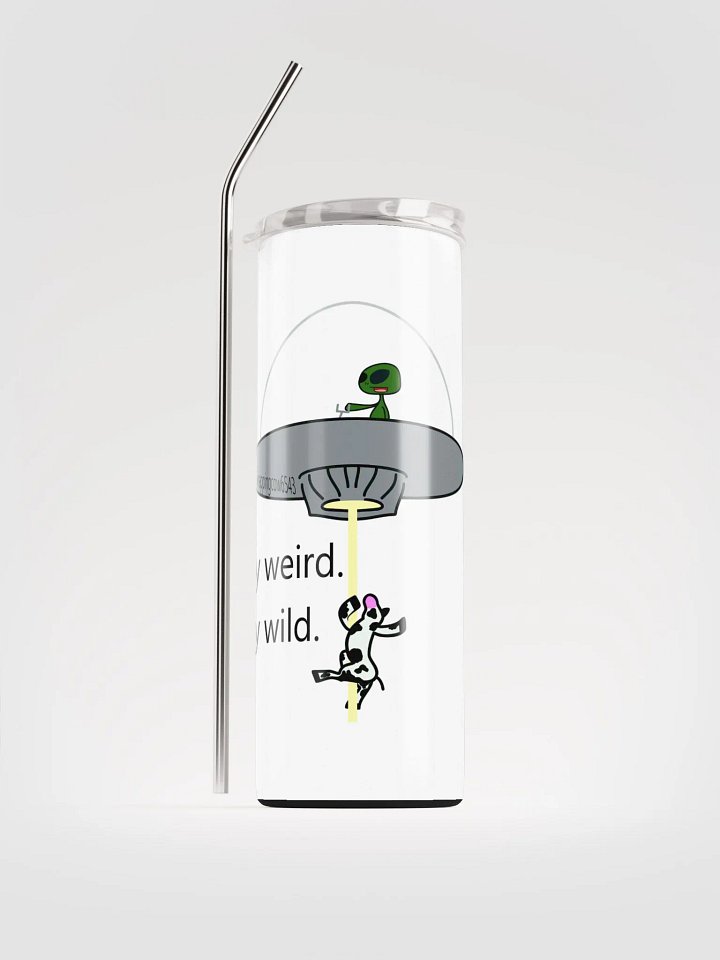 Stay Weird. Stay Wild. Tumbler (White) product image (1)