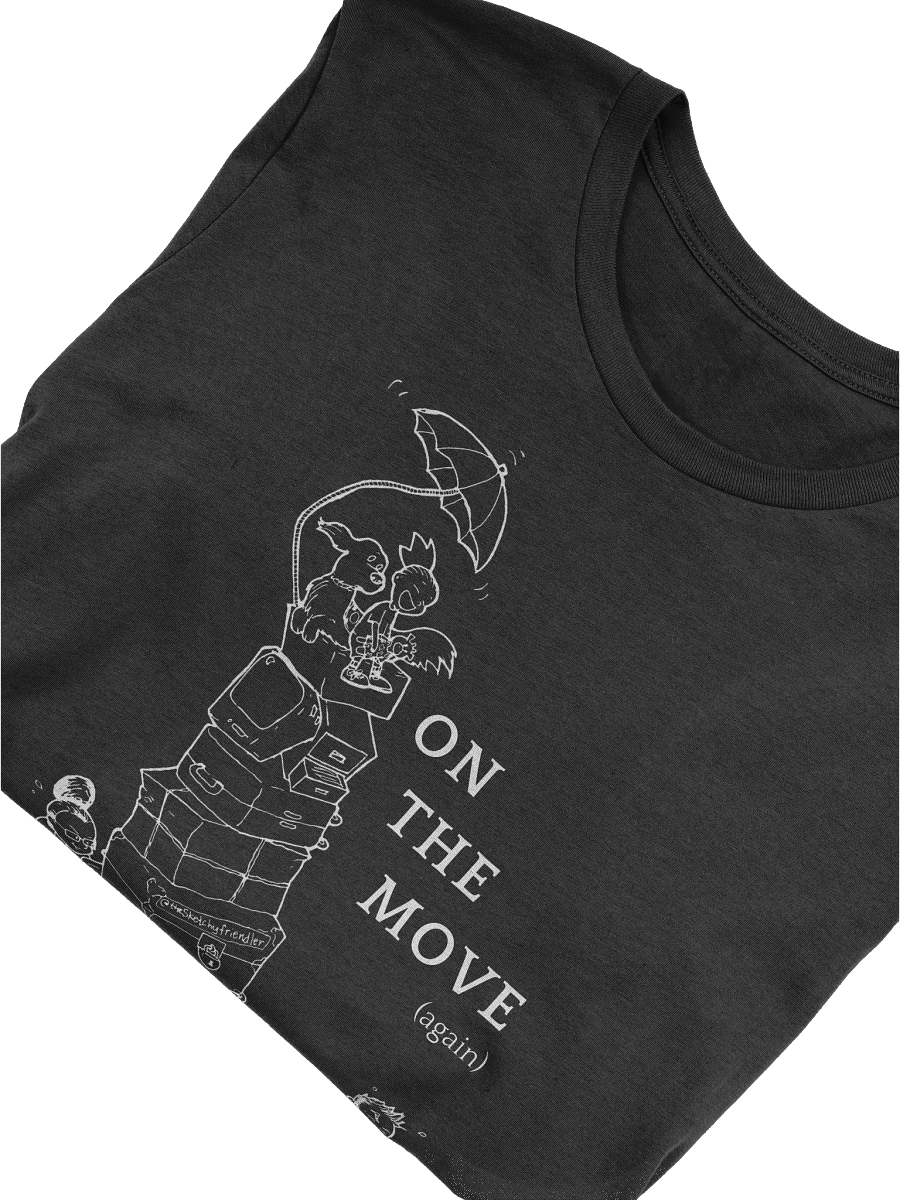 On the move Tshirt (white lines - 5 colors) product image (3)
