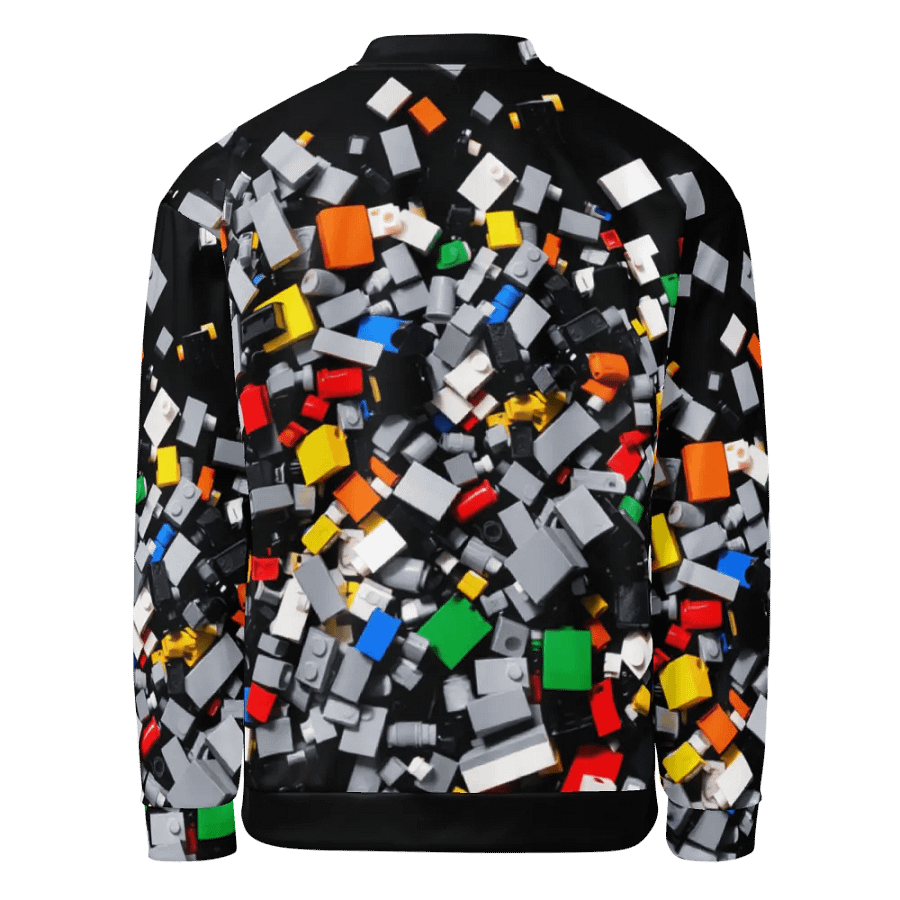 Colorful Chaos: The World of Imagination Bomber Jacket product image (2)