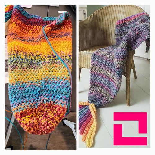 New crafter ALERT!! OMG Y'all, loooook! I'm making my first crochet and it's a blanket and it looks like the photo 😜 but seri...