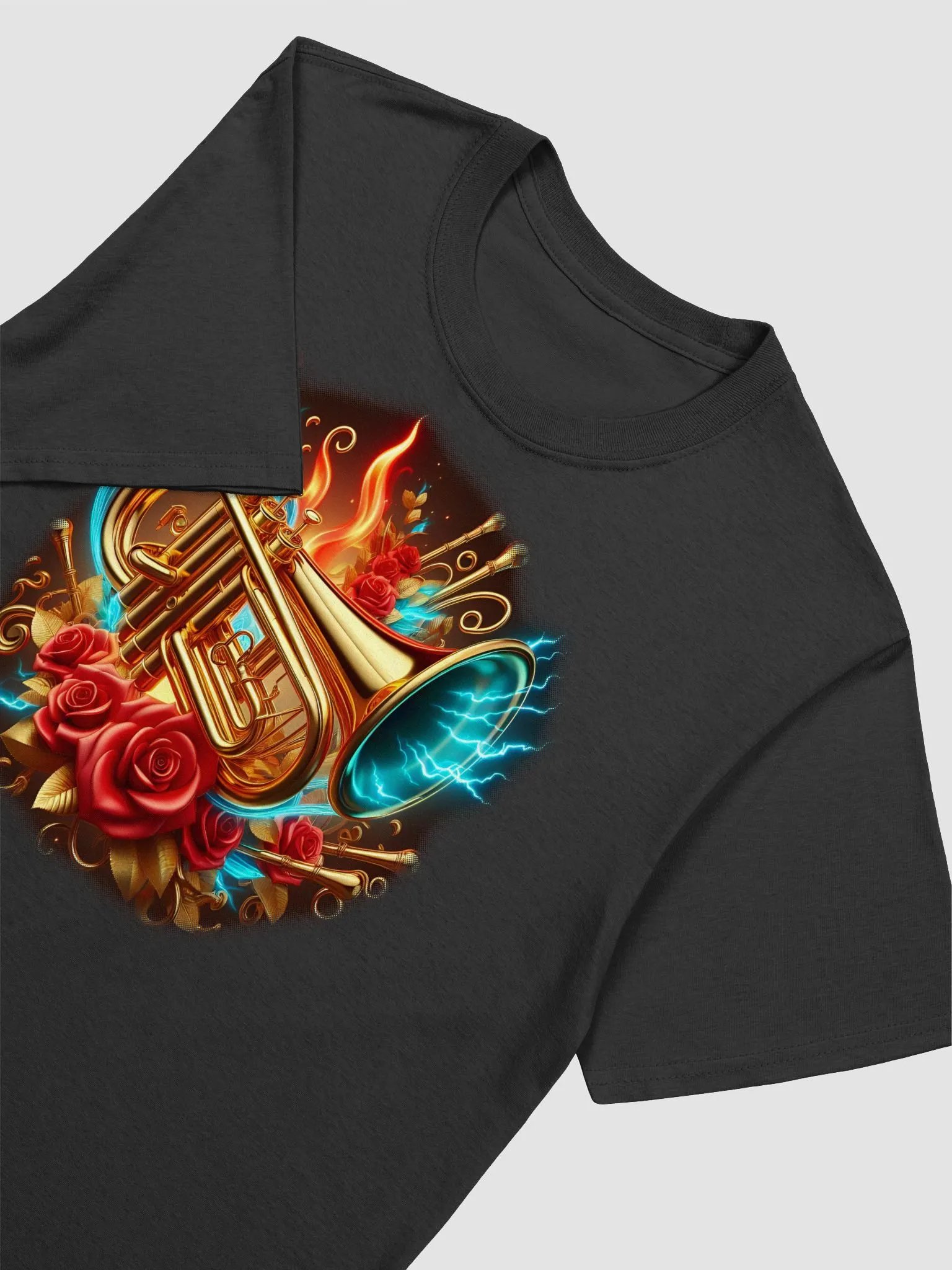 Melodic Rose Trumpet - Unisex Trumpet T-Shirt #38 product image (3)