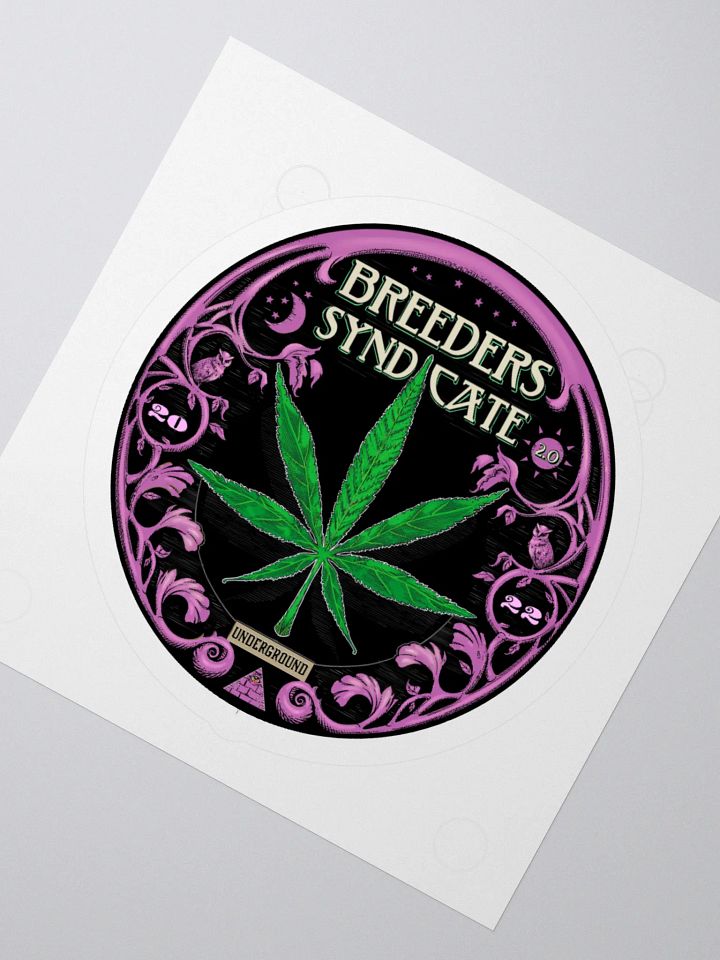 Breeders Syndicate Podcast Classic Logo Sticker 3 Sizes product image (6)