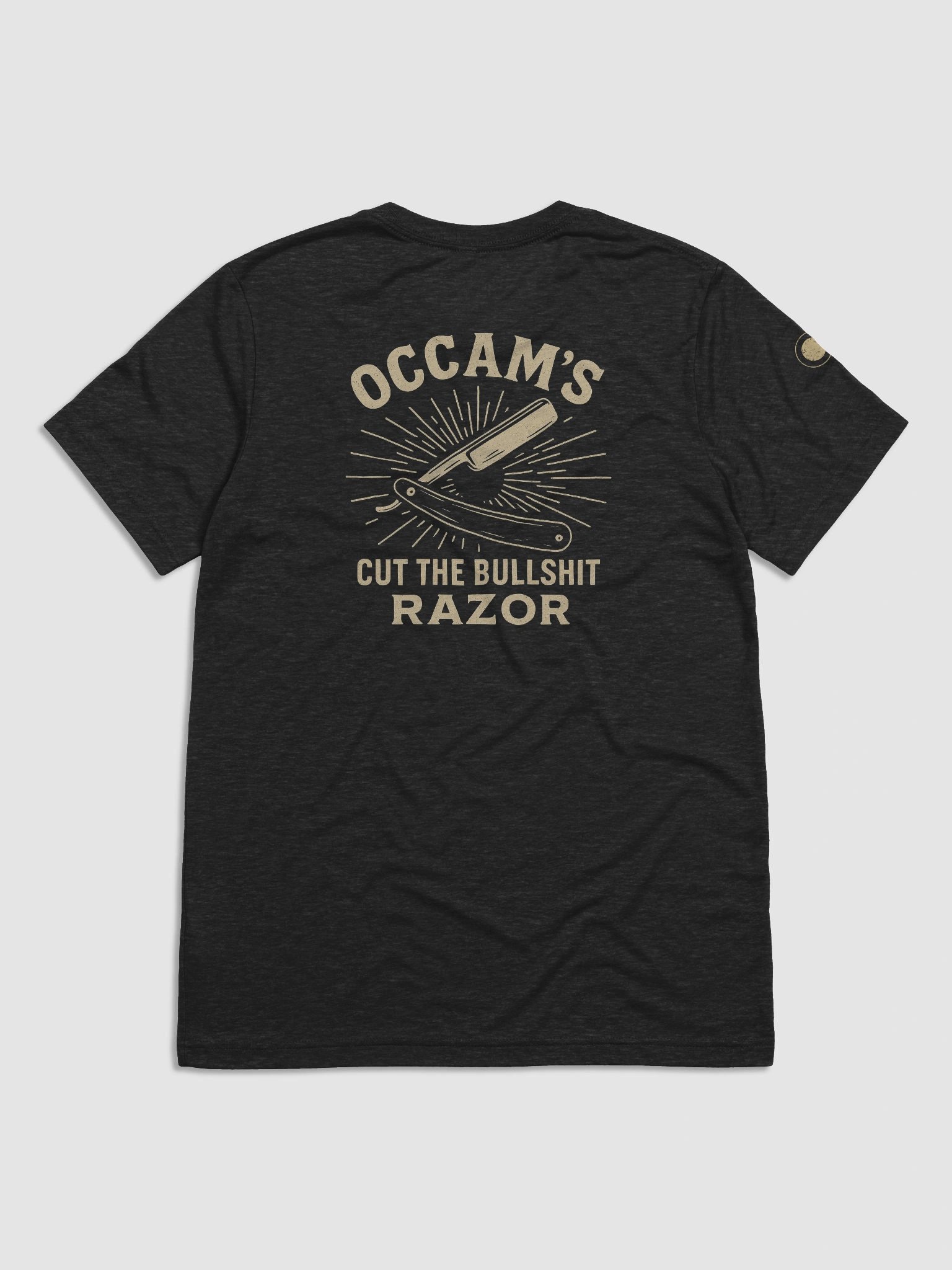 Occam’s Razor – Cut the Bullshit Fitted Tee product image (4)