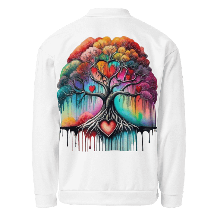 Heartfelt Foliage All-Over Bomber Jacket product image (1)