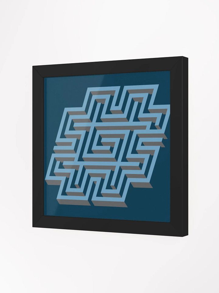 Hashtag Maze Framed Matte Poster product image (21)