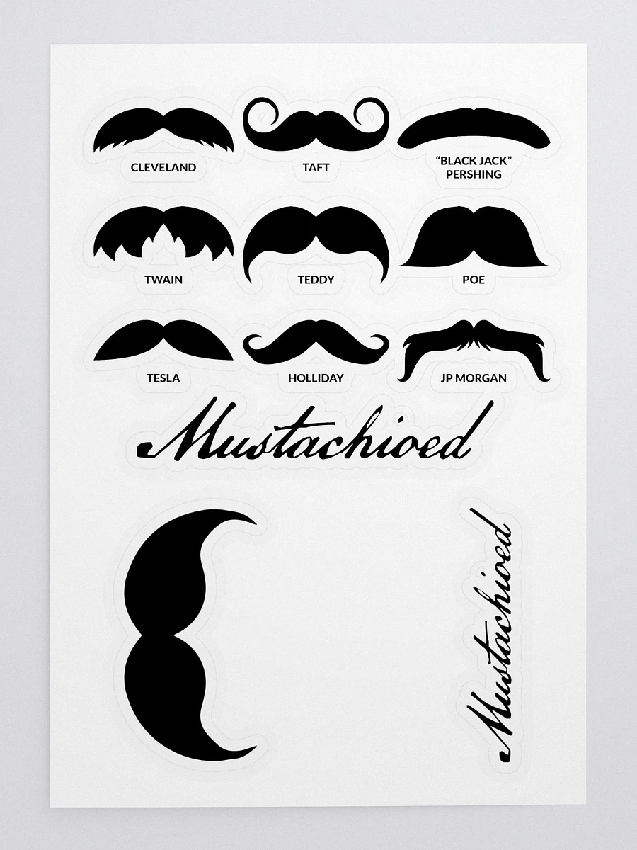 Mustaches Sticker Sheet product image (3)