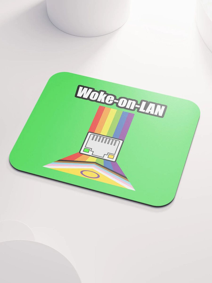 Woke on LAN Mouse Pad (Green) product image (3)