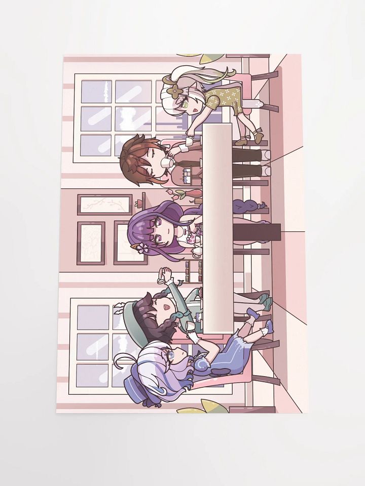 Genshin Impact - Archons Tea Party (chibi) Poster product image (1)