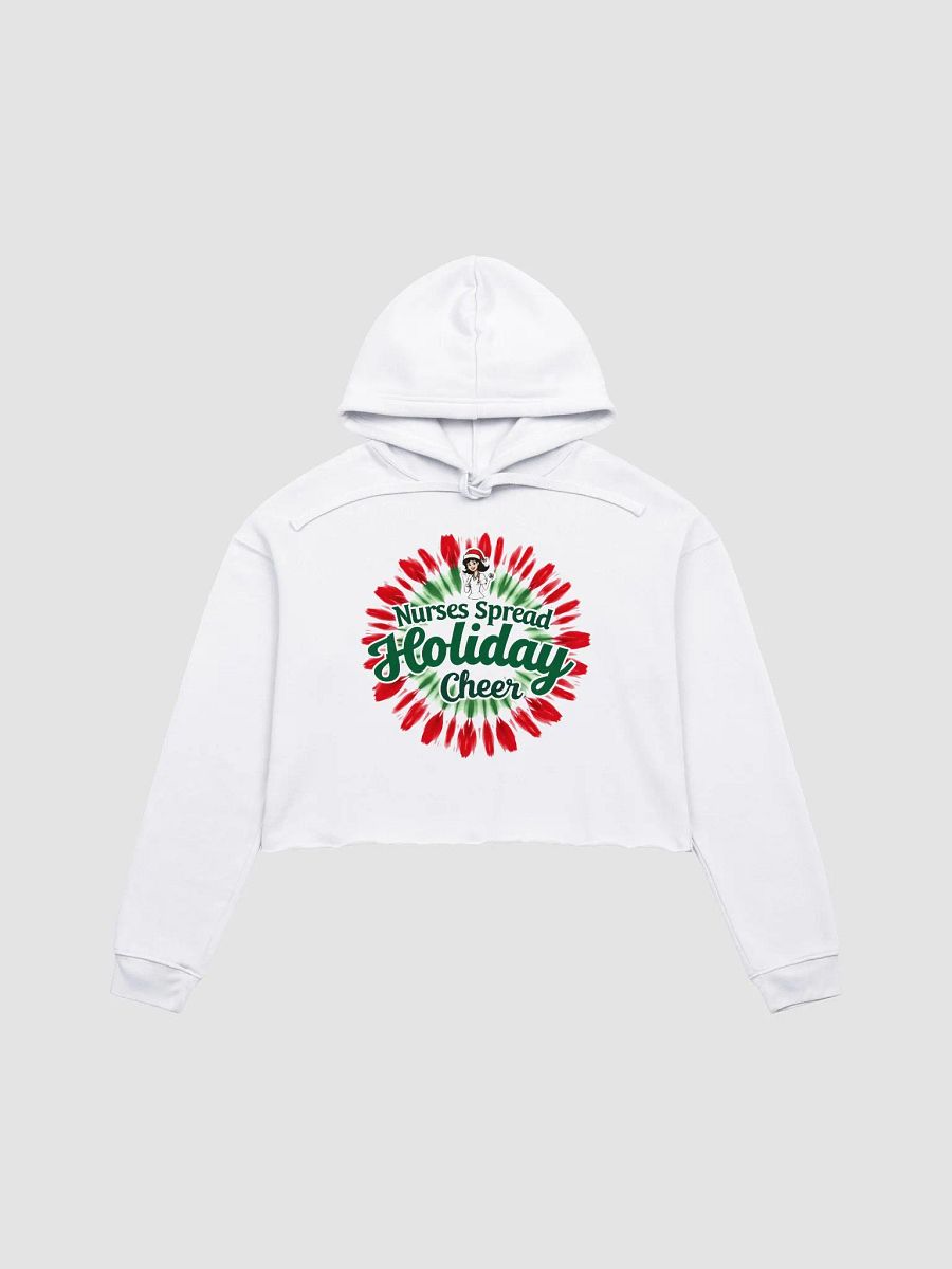Holiday Cheer Nurses Crop Hoodie product image (1)