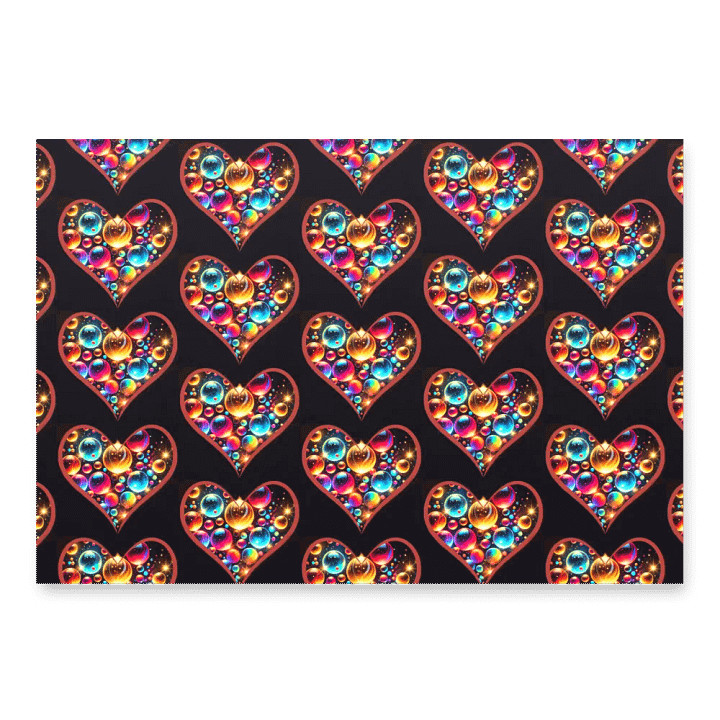 Ornate Hearts Wrapping Paper Set product image (1)