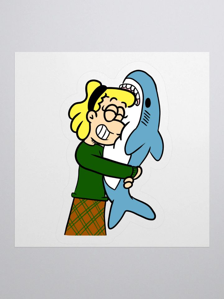Tiff and Blahaj Sticker product image (1)