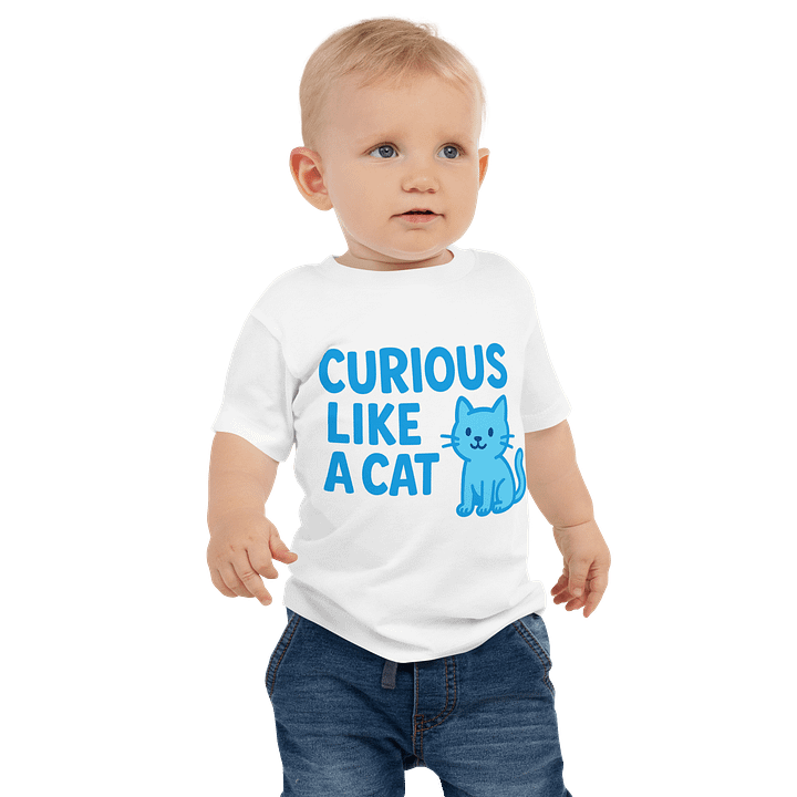 Curious Cat Baby Tee product image (1)